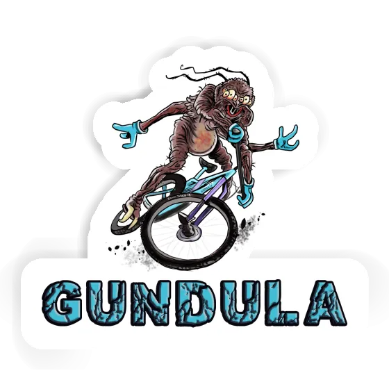 Biker Sticker Gundula Notebook Image