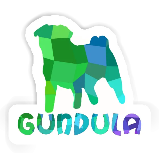 Gundula Sticker Pug Gift package Image