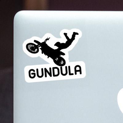 Sticker Gundula Motocross-Fahrer Gift package Image