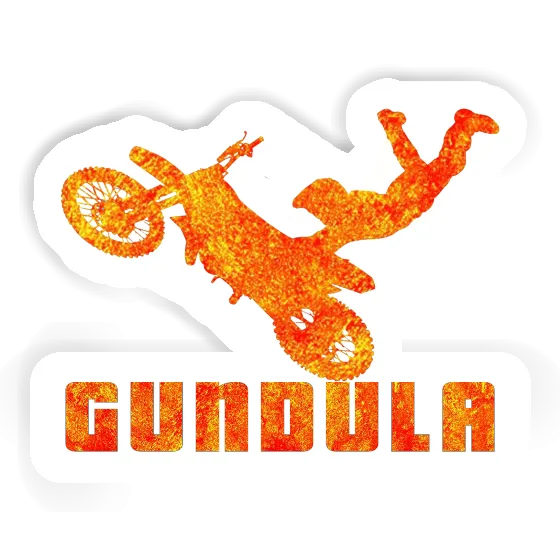 Sticker Motocross-Fahrer Gundula Gift package Image