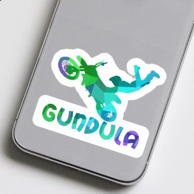 Gundula Sticker Motocross Rider Image