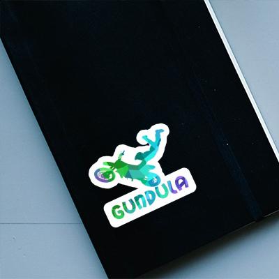 Gundula Sticker Motocross Rider Gift package Image