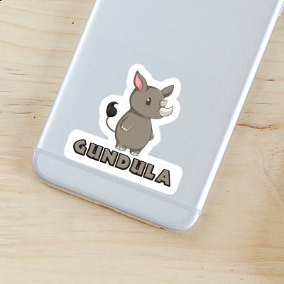 Rhino Sticker Gundula Laptop Image