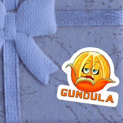 Autocollant Gundula Orange Image