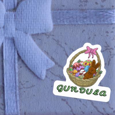 Gundula Sticker Easter basket Laptop Image