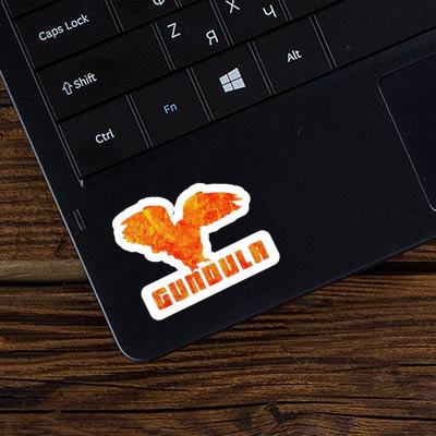 Gundula Sticker Owl Laptop Image