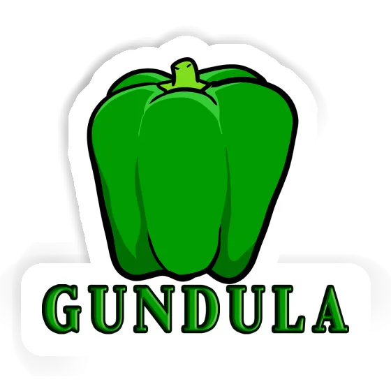 Paprika Sticker Gundula Notebook Image