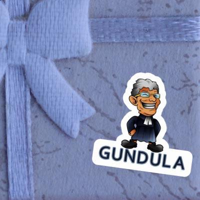 Gundula Sticker Pastor Notebook Image