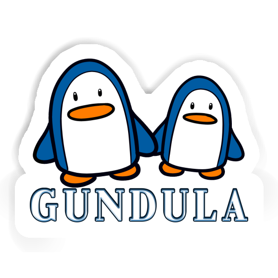 Sticker Pinguin Gundula Gift package Image