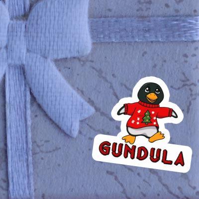 Sticker Gundula Weihnachtspinguin Gift package Image