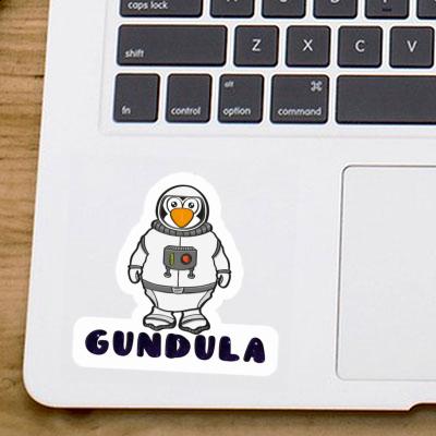 Sticker Astronaut Gundula Notebook Image