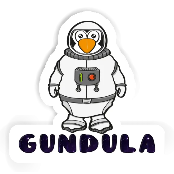 Aufkleber Gundula Astronaut Laptop Image