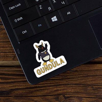 Gundula Sticker Rocking Penguin Laptop Image