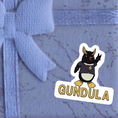 Gundula Sticker Rocking Penguin Laptop Image