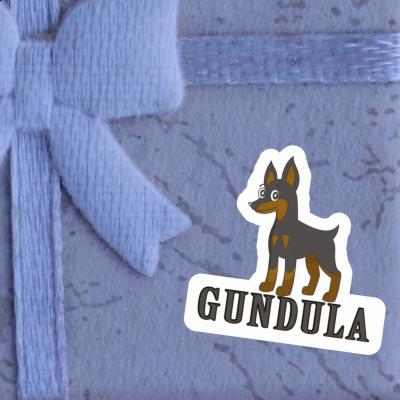 Autocollant Pinscher Gundula Gift package Image