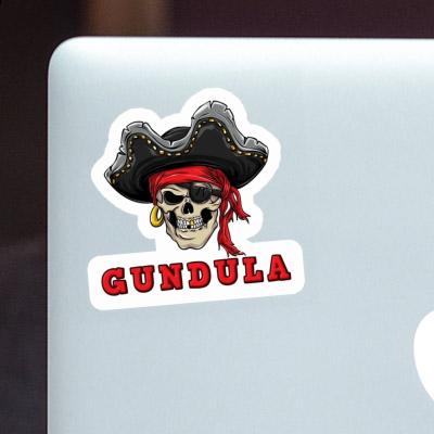 Pirate-Skull Sticker Gundula Notebook Image