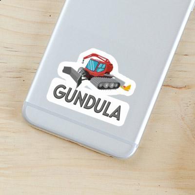 Snow Groomer Sticker Gundula Image