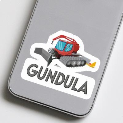 Sticker Gundula Pistenraupe Laptop Image