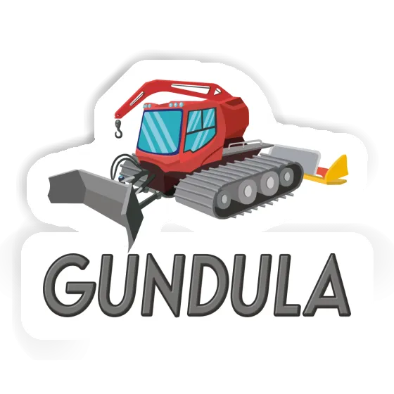 Snow Groomer Sticker Gundula Gift package Image