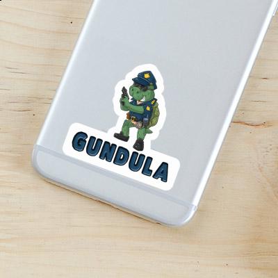 Gundula Sticker Police Officer Gift package Image