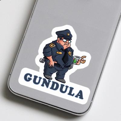 Aufkleber Polizist Gundula Gift package Image