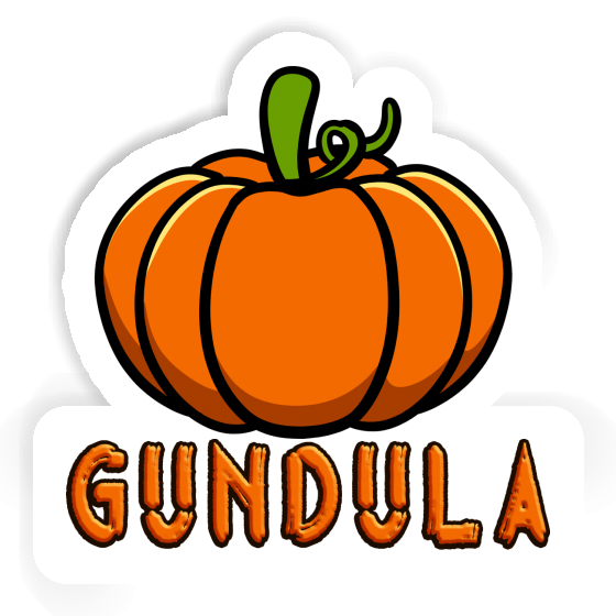 Sticker Gundula Kürbis Image