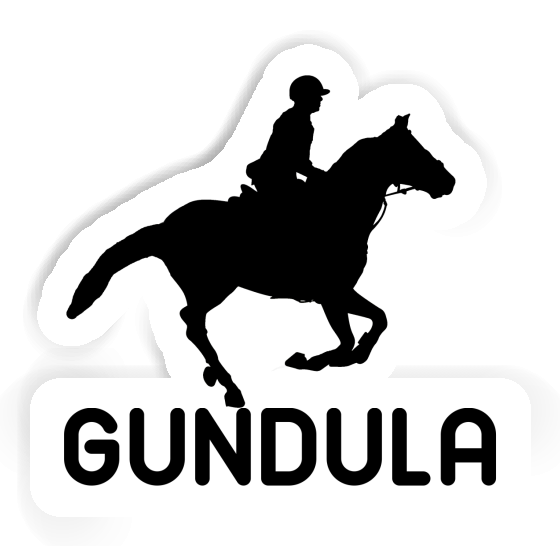 Sticker Reiterin Gundula Image