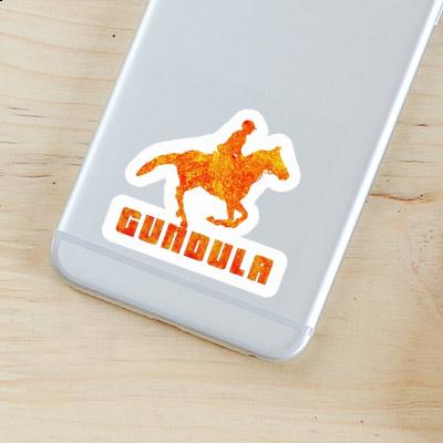 Horse Rider Sticker Gundula Image