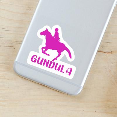 Sticker Reiterin Gundula Notebook Image