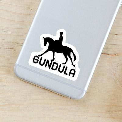 Gundula Autocollant Cavalière Notebook Image