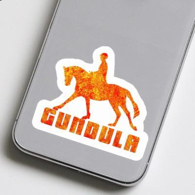 Sticker Horse Rider Gundula Image