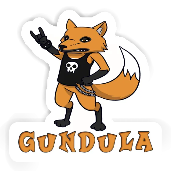 Sticker Fox Gundula Image