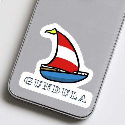 Sticker Sailboat Gundula Gift package Image