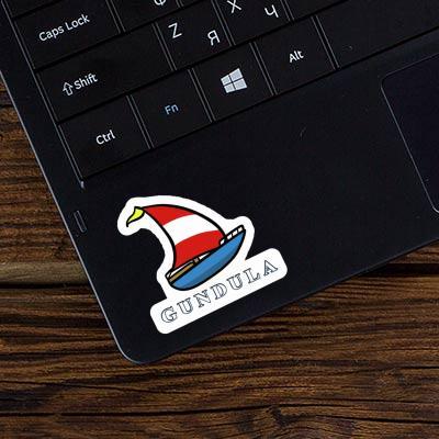 Sticker Sailboat Gundula Laptop Image