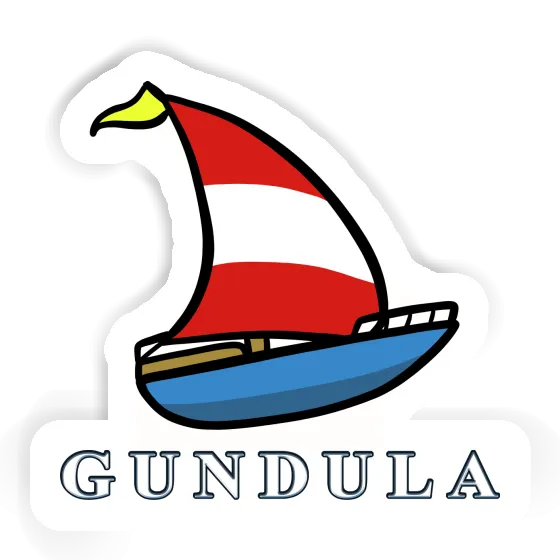 Sticker Sailboat Gundula Image