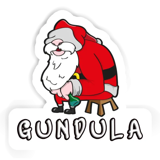 Gundula Sticker Santa Image