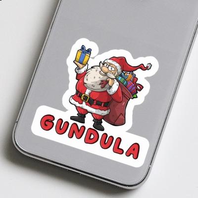 Sticker Gundula Weihnachtsmann Notebook Image