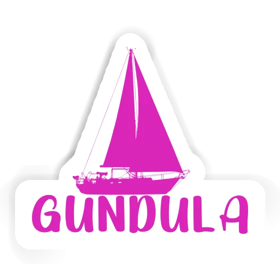 Gundula Autocollant Voilier Gift package Image