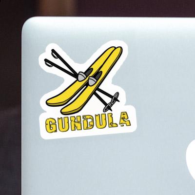 Sticker Gundula Ski Image