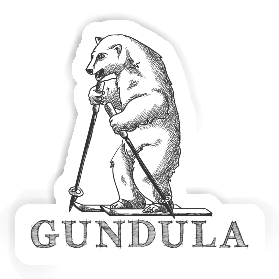 Gundula Sticker Skier Gift package Image