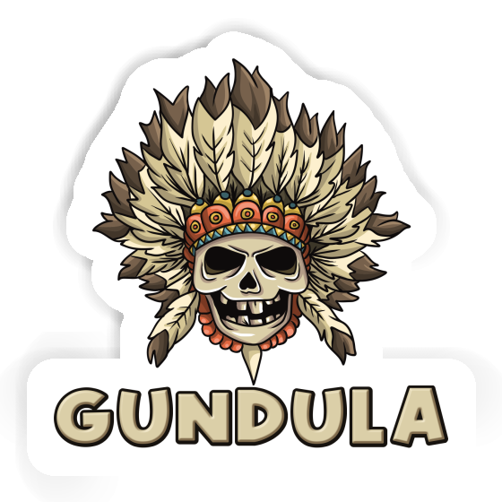 Kinder Totenkopf Sticker Gundula Image