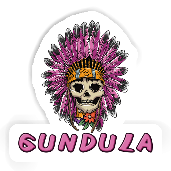 Sticker Womens Skull Gundula Gift package Image