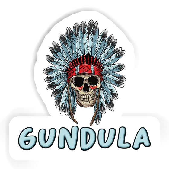 Gundula Sticker Indian Notebook Image