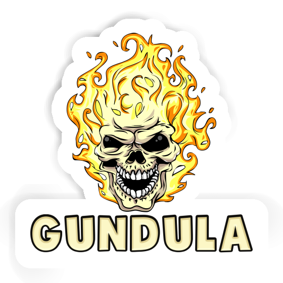 Sticker Totenkopf Gundula Gift package Image