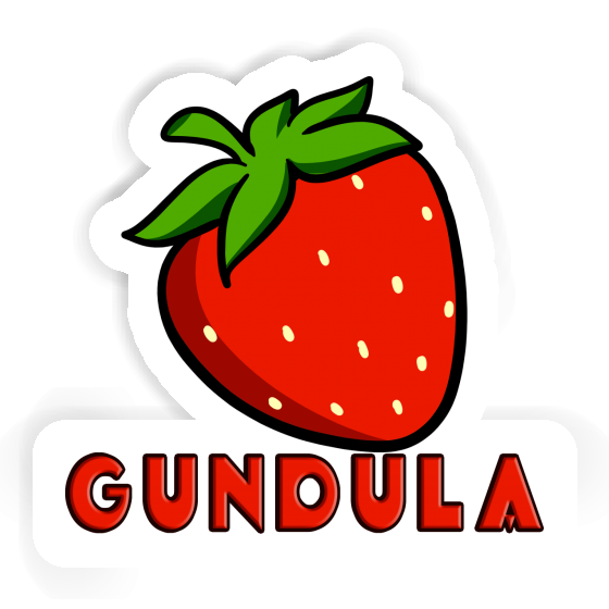 Sticker Gundula Erdbeere Gift package Image