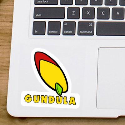 Gundula Sticker Surfboard Laptop Image