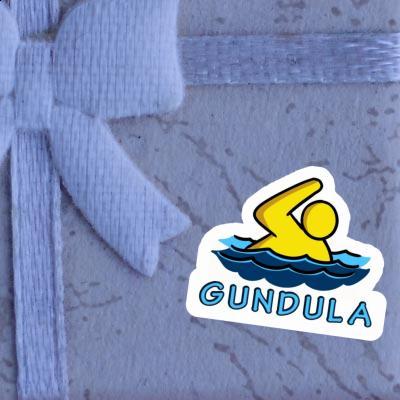 Swimmer Sticker Gundula Gift package Image