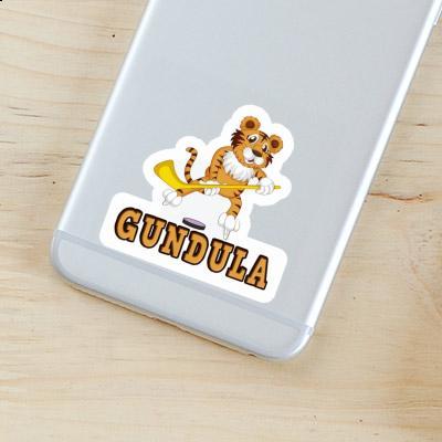 Gundula Autocollant Tigre Notebook Image