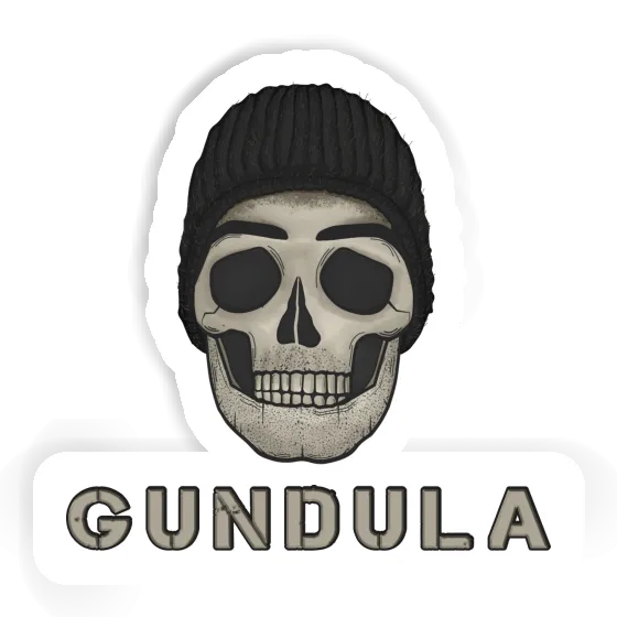 Sticker Totenkopf Gundula Image