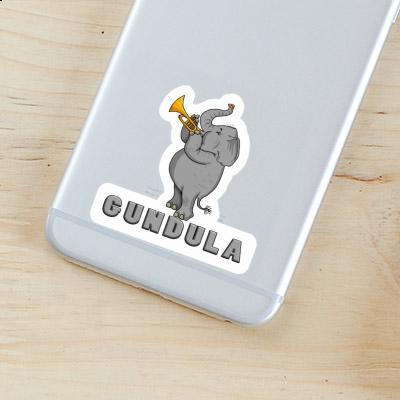 Gundula Sticker Trumpet Elephant Gift package Image